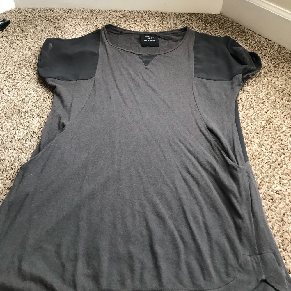 Dark Gray smock dress